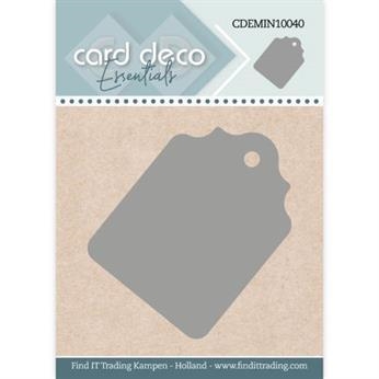 Card Deco dies mini Tags 4,5x4,7cm